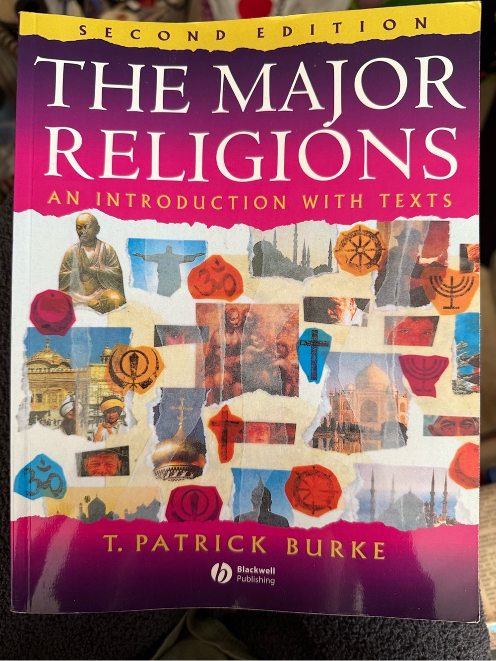 T. Patrick Burke The Major Religions - Pink and White Cover